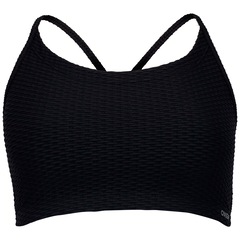 Top Fitness Oxer Alça Fina Textura - Adulto - Video 1