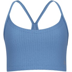 Top Fitness Oxer Alça Fina Textura - Adulto - Video 1