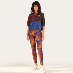 Blusa Feminina Farm Cropped Tela Onça Coração - Foto 3