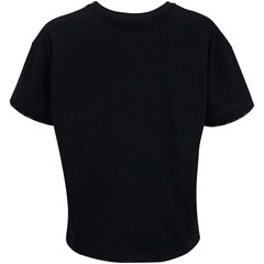 Blusa Cropped Manga Curta Oxer Barra Mesh - Feminina - Foto 6