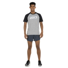 Camiseta ASICS Manga Curta Raglan - Masculina - Foto 4