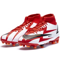 Chuteira do CR7 de Campo Nike Mercurial Superfly 8 Academy Club - Júnior - Foto 2