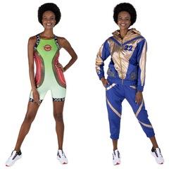 Uniforme Aída dos Santos Collant + Jaqueta + Calça - Unissex - Foto 2