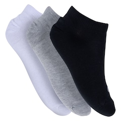 Kit de Meia Asics Invisible - Adulto - 3 Pares - 39 a 43 - Foto 1