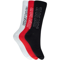 Kit de Meias Nike Sportswear Everyday Essential Crew com 3 Pares - 39 a 43 - Adulto - Foto 1