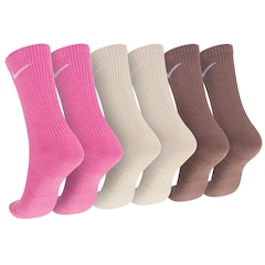 Kit de Meias Nike Everday Plus Cush Crew com 3 Pares - Tam 39-43 - Adulto - Foto 2