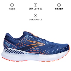 Tênis Brooks Glycerin GTS 20 - Masculino - Foto 4