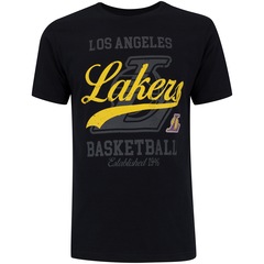 Camiseta Los Angeles Lakers NBA Manga Curta Masculina Estampada N529A - Foto 1