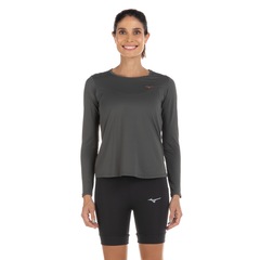Camiseta Manga Longa Mizuno Energy New - Feminina - Foto 2