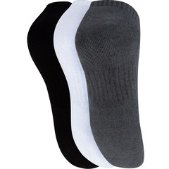 Kit de Meias Under Armour Core Cotton No Show com 3 Pares - Adulto - Foto 2