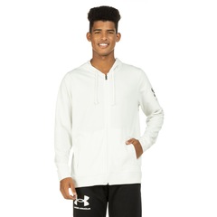 Blusão Under Armour Masculino com Capuz  Rival Terry FZ - Foto 4