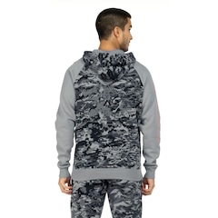 Blusão Under Armour Masculino com Capuz  Rival Fleece Camo - Foto 3