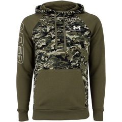 Blusão Under Armour Masculino com Capuz  Rival Fleece Camo - Foto 5