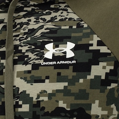 Blusão Under Armour Masculino com Capuz  Rival Fleece Camo - Foto 7