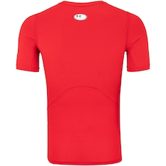 Camiseta de Compressão Under Armour Manga Curta Heatgear - Masculina - Foto 2
