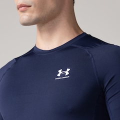 Camiseta de Compressão Under Armour Manga Curta Heatgear - Masculina - Foto 4