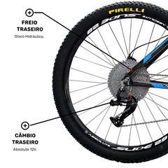 Mountain Bike Absolute 1X12 - Aro 29 - Freio a Disco - 17 Marchas - Foto 6