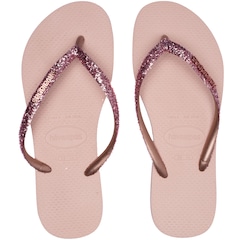 Chinelo Havaianas Slim Glitter II - Adulto - Foto 1