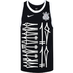Camisa Regata do Corinthians 22 Nike Basquete - Masculina - Foto 1