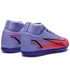 Chuteira Society Nike Superfly 8 Club Mbappe I TF - Infantil - Foto 4