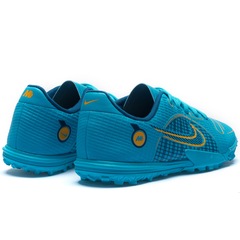 Chuteira Society Infantil Nike Sal Vapor 14 Academy TF - Foto 4
