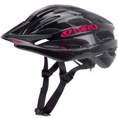Capacete de Ciclismo Feminino Adulto Giro Verona Preto e Rosa 50-57 cm - Foto 1