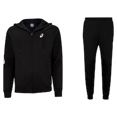 Conjunto de Agasalho ASICS Interlock com Capuz e Zíper - Masculino - Foto 1