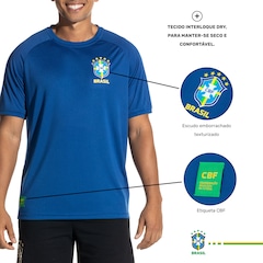 Camiseta do Brasil CBF Torcedor - Masculina - Foto 3