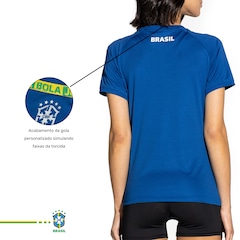 Camiseta do Brasil CBF Torcedora - Feminina - Foto 4