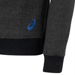 Blusão ASICS Malha com Fleece e Mesh - Masculino - Foto 9
