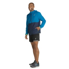 Jaqueta Corta-Vento Masculina ASICS com Capuz á Prova d'água - Foto 4