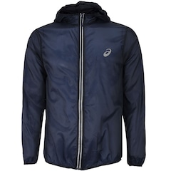 Jaqueta Corta-Vento com Capuz ASICS Resistente à Água Packable Ultraleve - Masculina - Foto 1