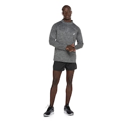 Camiseta ASICS Manga Longa Meio Zíper - Masculina - Foto 6