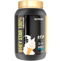 Whey Protein Nutrata Star 100% - Vanilla - 900g - Foto 1
