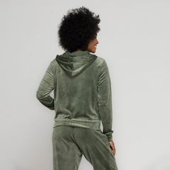 Jaqueta de Plush Feminina Oxer com Capuz e Bolso - Foto 4