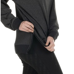 Blusa de Malha em Fleece ASICS Alongado - Feminina - Foto 6