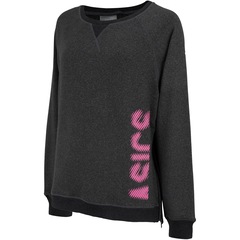 Blusa de Malha em Fleece ASICS Alongado - Feminina - Foto 9