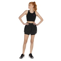 Short Saia ASICS Feminino Estampa Lettering - Foto 4