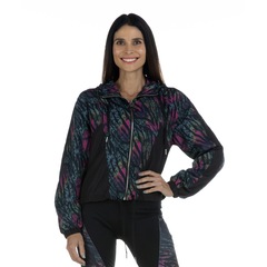 Jaqueta Oxer com Capuz Recortes Estampa Texturize - Feminina - Foto 2