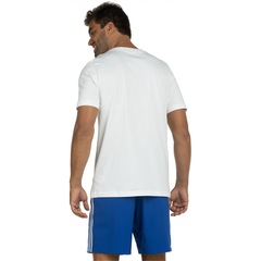Camisa adidas Manga Curta Essentials Logo Pequeno - Masculina - Foto 3