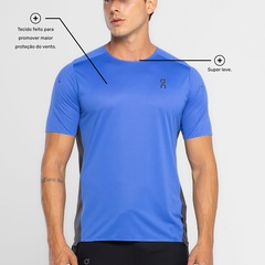 Camiseta Masculina On Running Manga Curta Running Performance - Foto 3