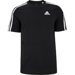 Camiseta adidas Manga Curta 3 Listras - Masculina - Foto 5
