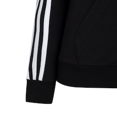 Blusa de Moletom adidas com Capuz 3 Listras com Zíper - Feminina - Foto 10