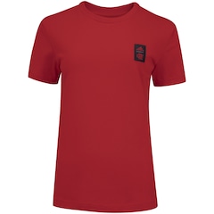 Camiseta do Flamengo adidas Manga Curta Grafica DNA - Feminina - Foto 1