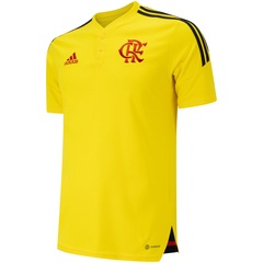 Camisa de Treino Polo do Flamengo Masculina adidas Atletas - Foto 3