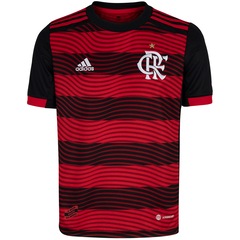 Camisa do Flamengo adidas I - Infantil - Foto 1
