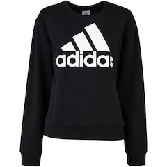 Blusa de Moletom adidas Logo sem Capuz - Feminina - Foto 5