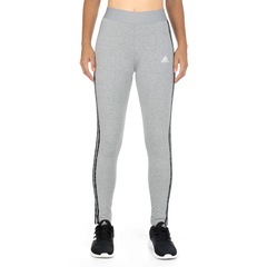 Calça Legging Feminina adidas Algodão 3 Listras - Foto 2