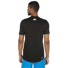 Camiseta adidas Manga Curta D2M Logo - Masculina - Foto 3