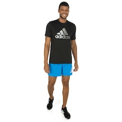 Camiseta adidas Manga Curta D2M Logo - Masculina - Foto 4